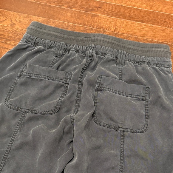 Anthropologie Pilcro Mallory Joggers Blue Washed Drawstring Ankle Pants Small - Picture 8 of 13